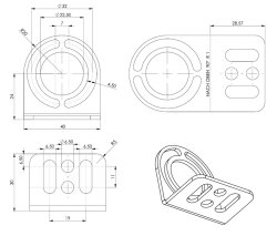 LED Maschinenleuchte für CNC- und EDM Maschinen - Compact Alpha