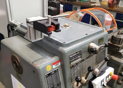 Spannschlssel - Futterschlssel Halterung mit elektrischer Abfrage - SSH 01