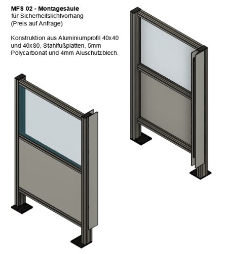 Sicherheitslichtvorhang - SLV4/14 - Fingerschutz 14mm - PL e