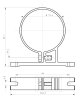 LED AL-70 - LED Aufbauleuchte - Rohrleuchte - Ø70